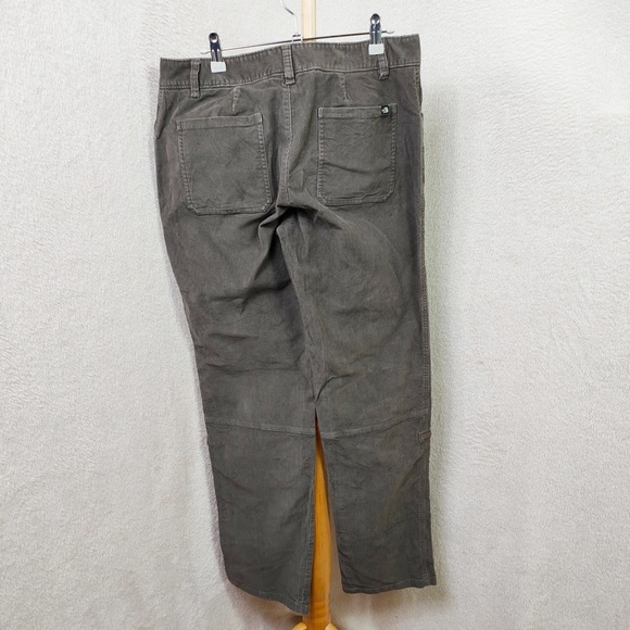 The North Face Women's Khaki Brown Corduroy Cord Straight Leg Trousers Size M - Picture 2 of 3
